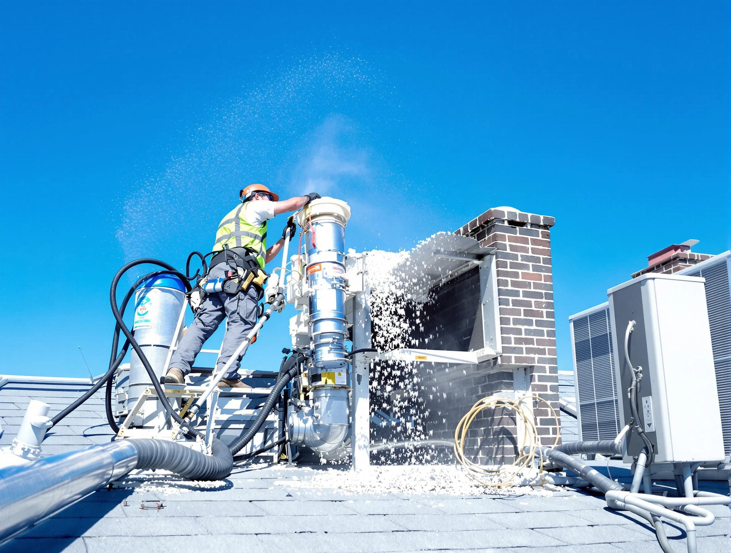Expert roof dryer vent cleaning by Nichols Hills Dryer Vent Cleaning in Nichols Hills
