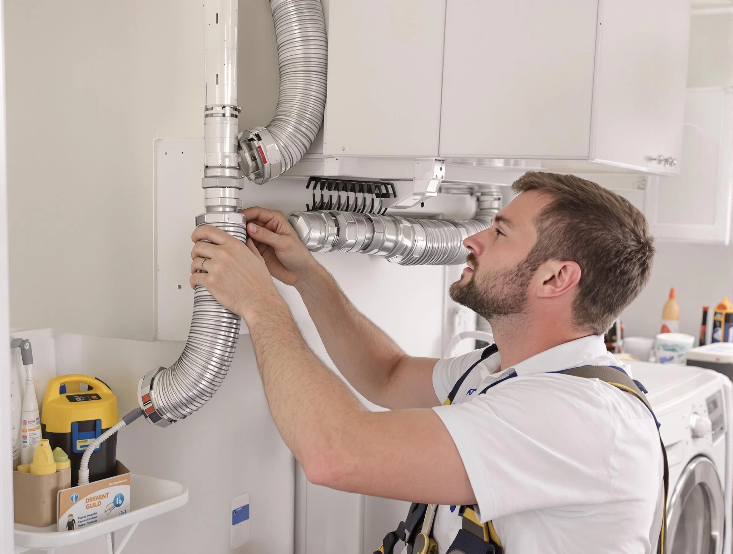 Professional dryer vent repair and installation by Nichols Hills Dryer Vent Cleaning in Nichols Hills