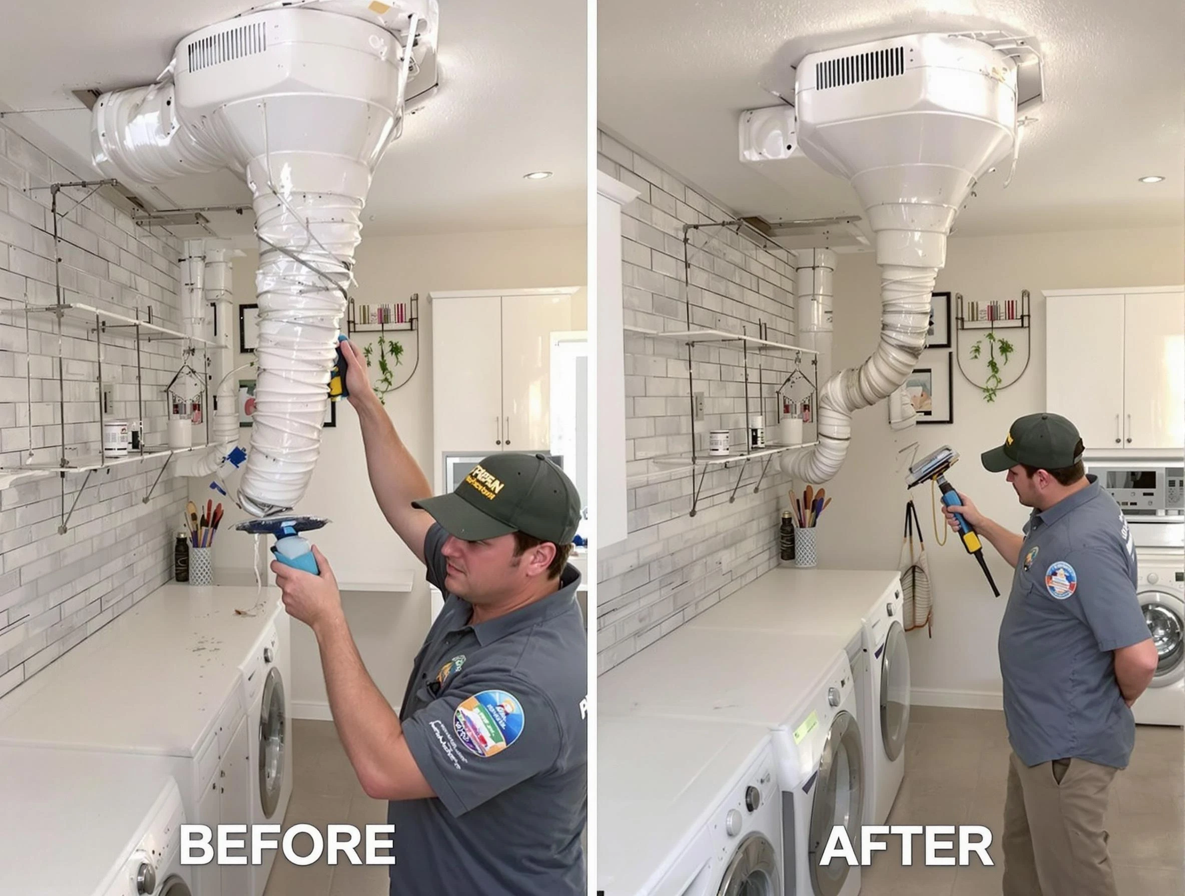 Professional dryer exhaust vent cleaning by Nichols Hills Dryer Vent Cleaning in Nichols Hills